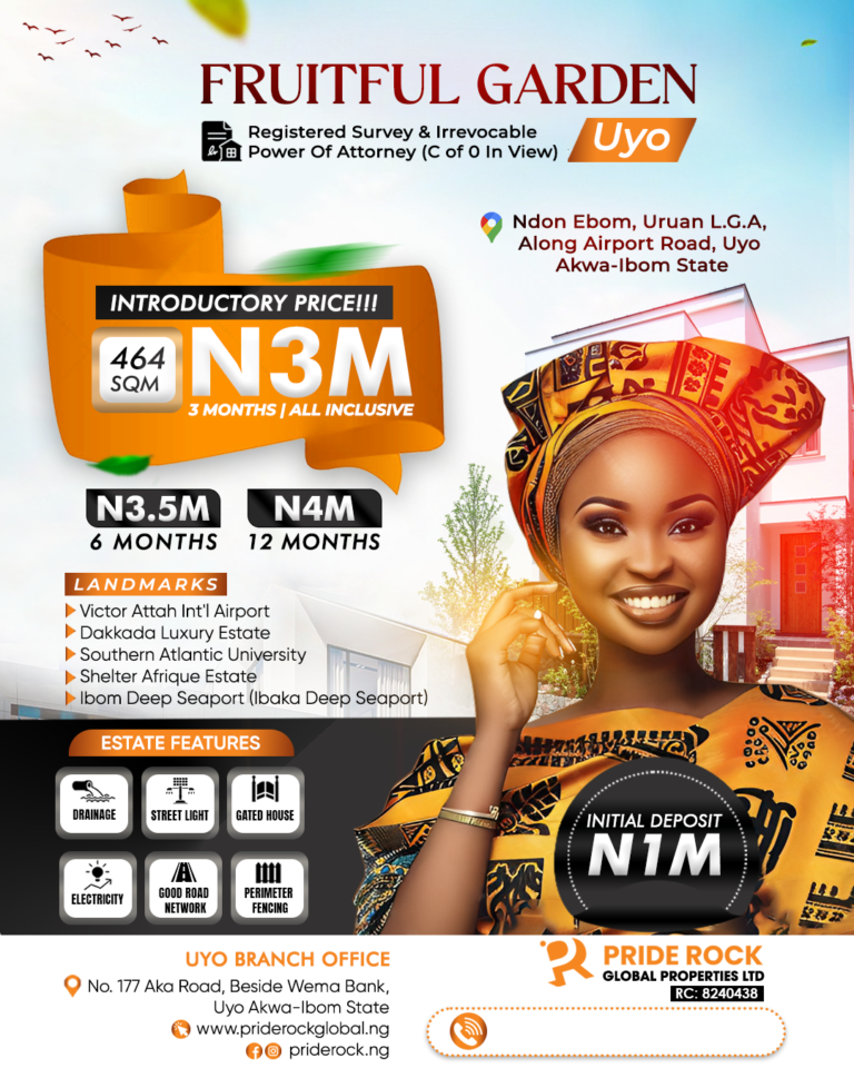 Fruitful Garden Uyo Flyer Designcc